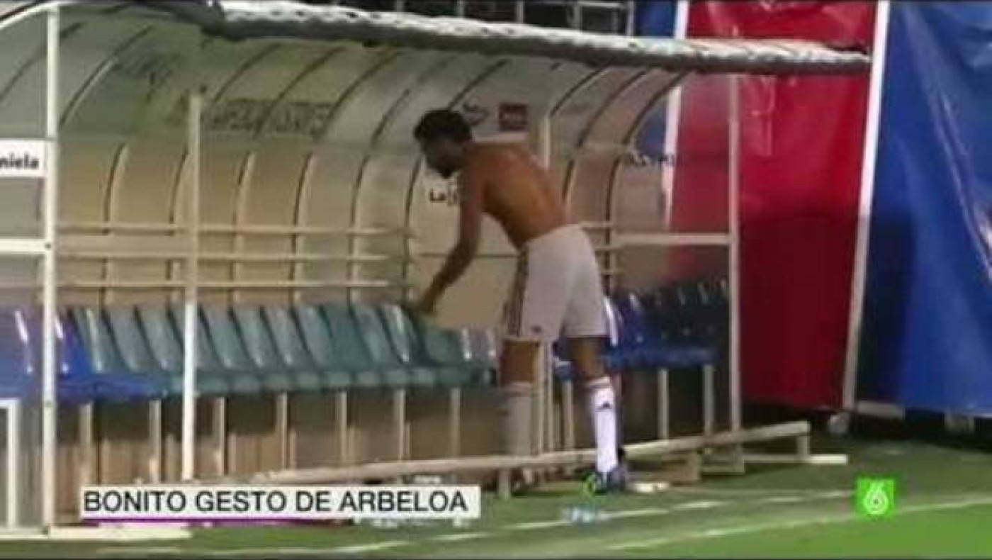 Η εξαιρετική χειρονομία του Αρμπελόα (video+photos)