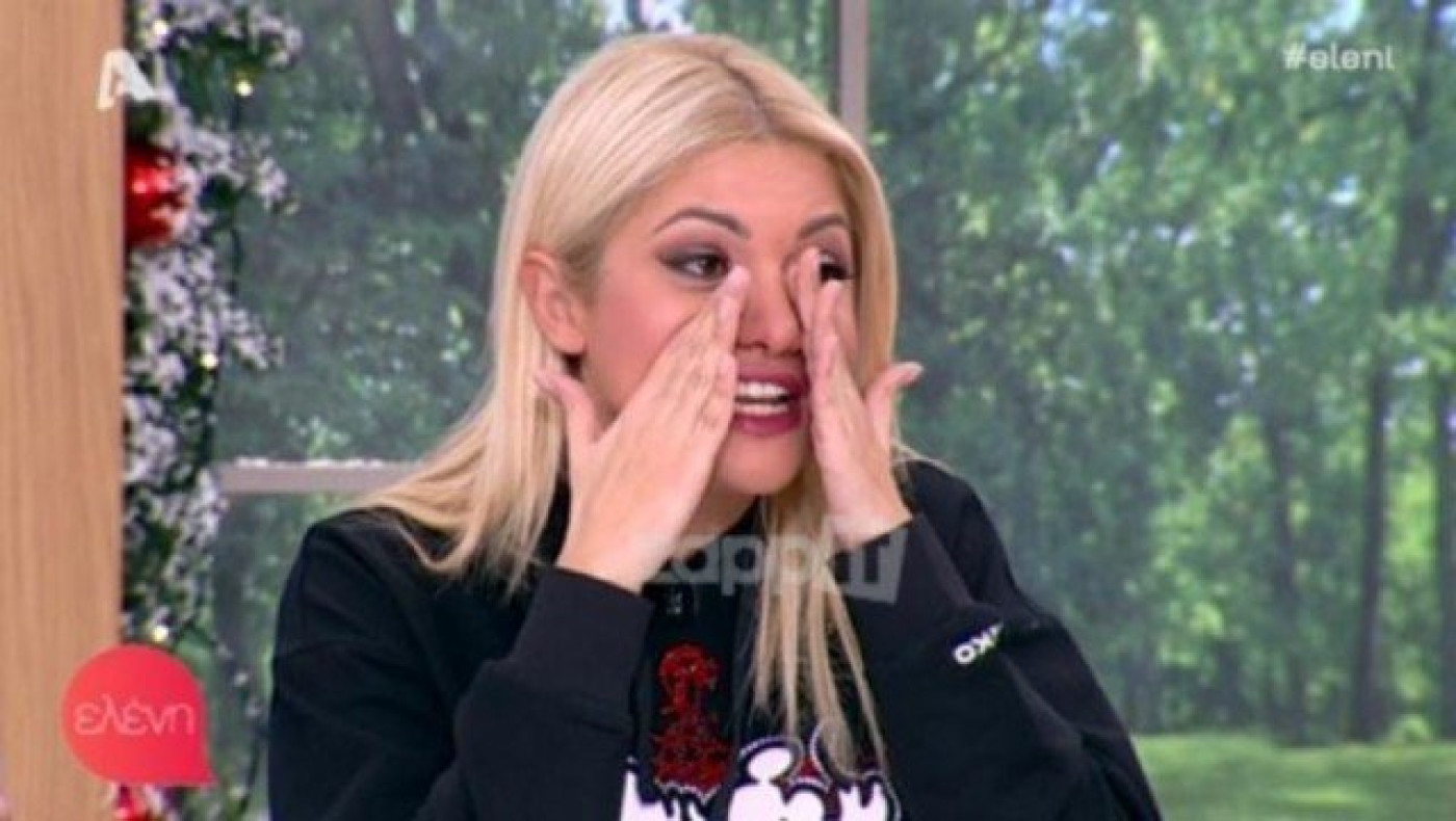 Ξέσπασε σε κλάματα η Νάνσυ Παραδεισανού στη Μενεγάκη! (ΒΙΝΤΕΟ)