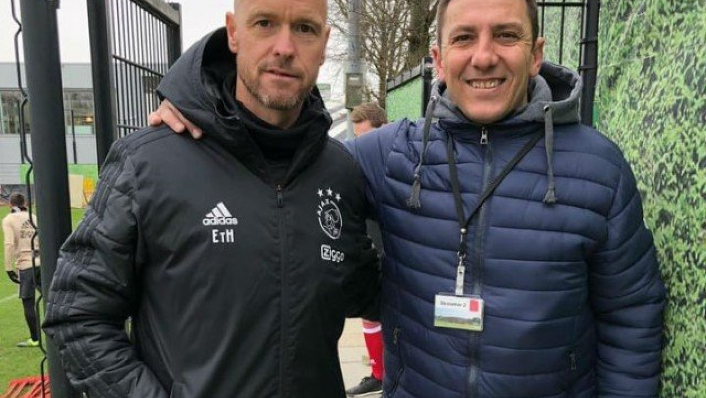 Στις προπονήσεις του Αγιαξ και της Αντερλεχτ ο Νίκος Παπαδόπουλος (p)