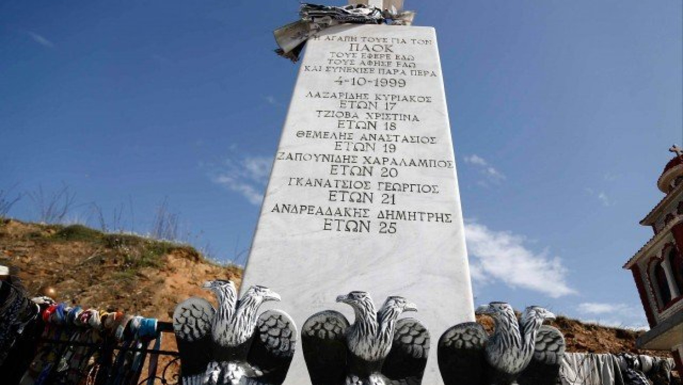 Λάρισα:Αλήτες έγραψαν τα συνθήματα στα Τέμπη για τους οπαδούς του ΠΑΟΚ