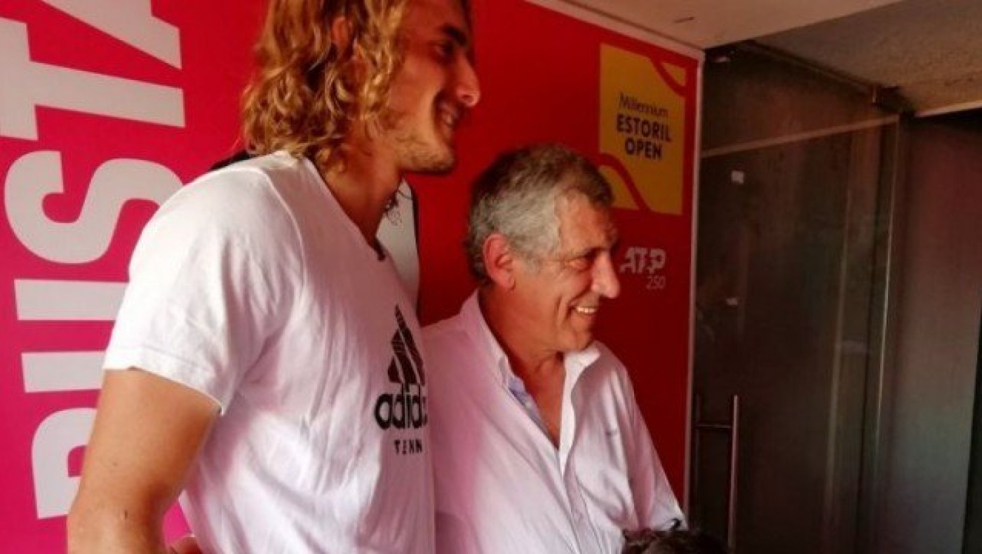 Συνάντηση            Τσιτσιπά-Σάντος στο Εστορίλ (pic)