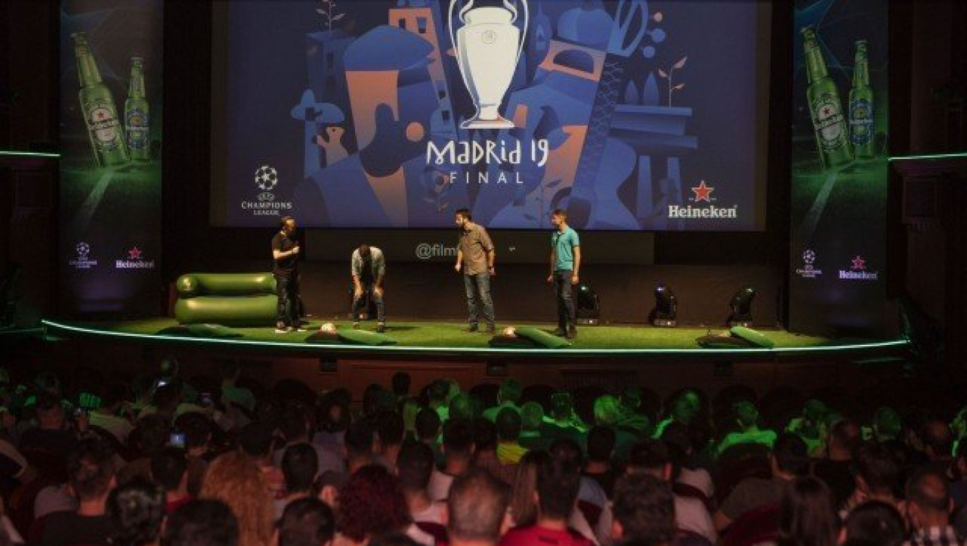Η Heineken γιόρτασε  τον τελικό του CHL στην μεγάλη οθόνη του Ολύμπιον