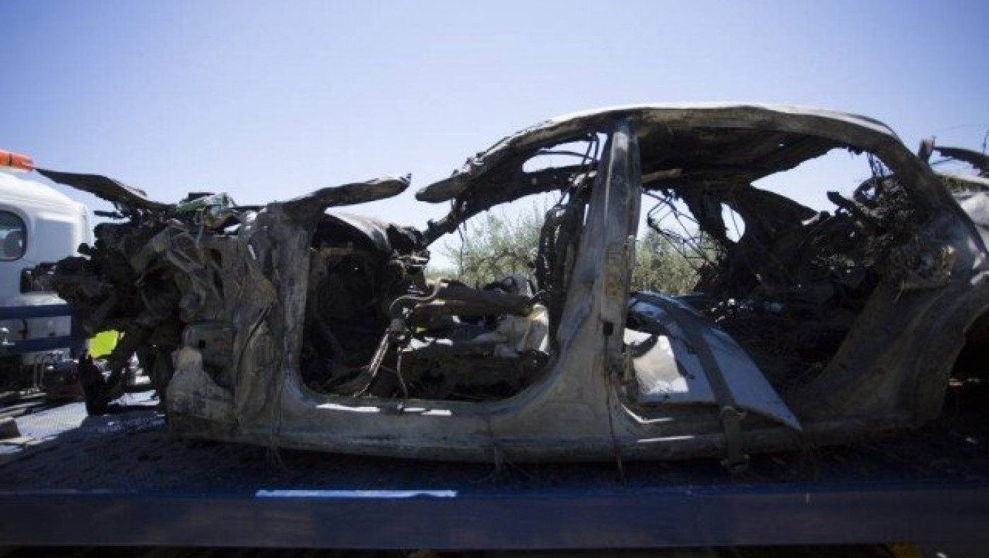 ΦΩΤΟ: Το κατεστραμένο αυτοκίνητο του Χοσέ         Αντόνιο Ρέγες