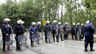Ένταση και χημικά στα Τρίκαλα