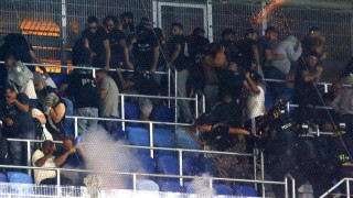 Ένταση και δακρυγόνα        στην κερκίδα των ΠΑΟΚτσήδων