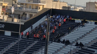 Οι πρώτοι οπαδοί της Σλόβαν               στην Τούμπα