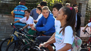 Διαδημοτική     ποδηλατοδρομία στη δυτική Θεσσαλονίκη