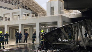 Συναγερμός για                                    φωτιά στο ΟΑΚΑ (pic)