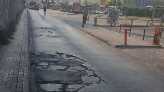 Θεσσαλονίκη:      Άθλιοι οι δρόμοι στον σταθμό του ΟΣΕ