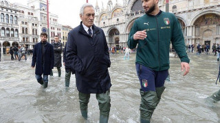 Στο πλευρό των πλημμυροπαθών της Βενετίας η Εθνική Ιταλίας