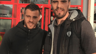 Η επίσκεψη του Βιεϊρίνια στην ομάδα μπάσκετ του ΠΑΟΚ (pic)