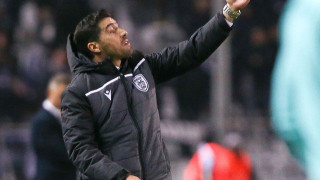 Η πρώτη αντίδραση του Φερέιρα μετά το 1-0 με την ΑΕΛ