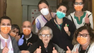«Σούπερ» γιαγιά 95 ετών νίκησε τον κορωνοϊό