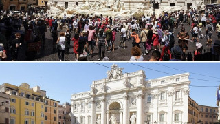 Κορωνοϊός: Πως ήταν πριν και πως είναι τώρα Λονδίνο και Ρώμη