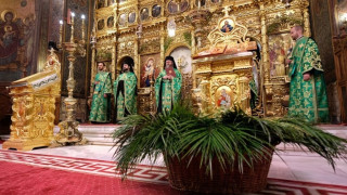 Η Θεία Λειτουργία της Κυριακής  των Βαΐων από τον Ι.Ν Αγίου Δημητρίου