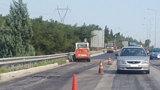 Εργασίες συντήρησης στην Παλαιά Εθνική Οδό Θεσσαλονίκης- Ευζώνων