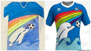 6χρονος σχεδίασε φανέλα και η Πεσκάρα θα την βάλει στα επίσημα!