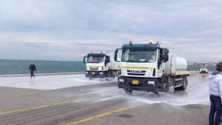 Θεσσαλονίκη: Απολύμανση στη Νέα Παραλία