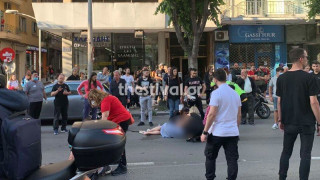 Θεσσαλονίκη: ΙΧ παρέσυρε μοτοσικλέτα με δύο αναβάτες - Τους εγκατέλειψε τραυματισμένους