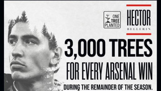 Ο Μπεγερίν θα φυτέψει 3.000 δέντρα για κάθε νίκη της Άρσεναλ