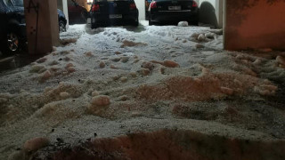 Πρωτοφανής χαλαζόπτωση στην Δράμα - Τι λέει ο αντιδήμαρχος