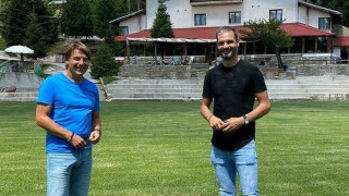 Χαριστέας και Ένινγκ επιθεώρησαν το αθλητικό κέντρο Βερμίου