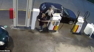 Άγιο είχε γυναίκα σε βενζινάδικο!