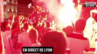 «Κάηκε» η Λιόν από τους πανηγυρισμούς