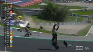 Απίστευτη σύγκρουση στο Moto GP Αυστρίας, γλίτωσε από θαύμα ο Ρόσι (vid)
