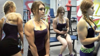 Julia Vins: Η 18χρονη Barbie με σώμα Χουλκ που μπορεί να σηκώσει 180 κιλά