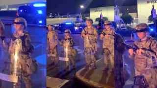 Άφιξη εκατοντάδων στρατιωτών στο αεροδρόμιο της Ατλάντα – Τζόρτζια