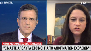 Κεραμέως: «Προτεραιότητά μας το άνοιγμα της Γ’ Λυκείου»