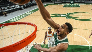 Μία ακόμη μέρα στη δουλειά για τον Γιάννη Αντετοκούνμπο