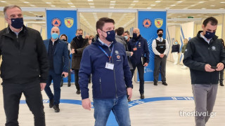 Όλα έτοιμα για το μεγάλο εμβολιαστικό κέντρο στη ΔΕΘ