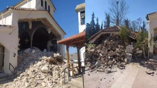 Δαμάσι Λάρισας: Φωτογραφίες ντοκουμέντο από τις καταστροφές λόγω σεισμού