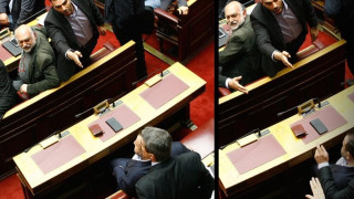 Σκηνές ροκ στη Βουλή: Βουλευτές του ΣΥΡΙΖΑ κινήθηκαν κατά Λοβέρδου