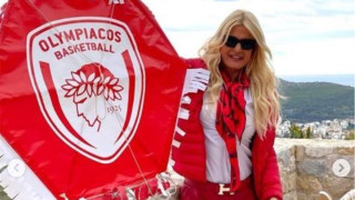 Με χαρταετό του Ολυμπιακού η Μαρίνα Πατούλη