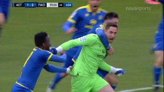 ΑΠΙΣΤΕΥΤΟ: Ο τερματοφύλακας του Αστέρα Τρίπολης σκοράρει στο 97' και ισοφαρίζει κόντρα στον Παναθηναϊκό