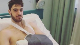 Οι ευχές του ΠΑΟΚ στον τραυματία Τσαλμπούρη