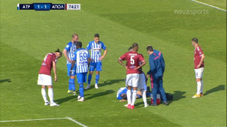 Φόβοι για ρήξη χιαστών ο Χαρίσης, δείτε πως τραυματίστηκε