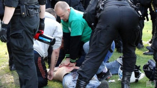 ΣΟΚ: Νεκρός από αστυνομικά πυρά οπαδός στην Πολωνία (video)