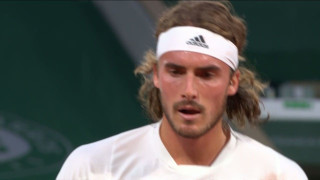 Έτσι έκανε το 1-0 στα σετ ο Τσιτσιπάς επί του Μεντβέντεφ (vid)