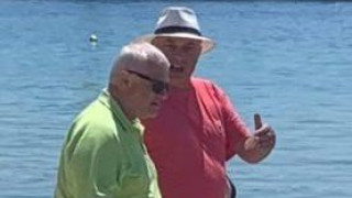 Μαζί στη Σκιάθο για μπάνιο Μπέος και Μελισσανίδης με τη...θαλαμηγό του!