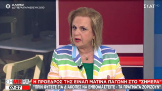 Παγώνη: Πριν πάτε διακοπές εμβολιαστείτε, τα πράγματα ζορίζουν