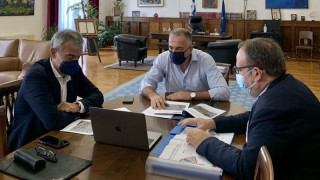 Συνάντηση Καλαφάτη-Ζέρβα για τη Νέα Τούμπα και την ανάπλαση της ΔΕΘ