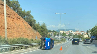Τροχαίο ατύχημα στον Περιφερειακό Θεσσαλονίκης