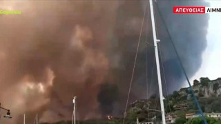 Εύβοια: Εκκενώνεται η Λίμνη – Απομακρύνονται με ferry boat πάνω από 1.000 άνθρωποι