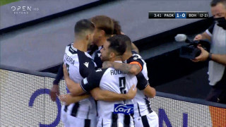 ΠΑΟΚ-Μποέμιανς: Το 1-0 με τον Σβαμπ