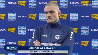 Κ. Παπαδόπουλος: «Πολύ χαρούμενος για το αποτέλεσμα στο Καραϊσκάκης»