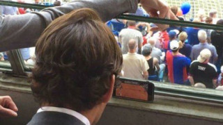 Πήγε να δει την ομάδα του στο ποδόσφαιρο, αλλά έβλεπε τον τελικό του R. Garros! 